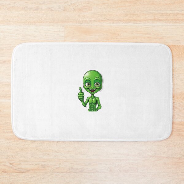 Item preview, Green alien thumbs up designed and sold by AllDayKawaii.