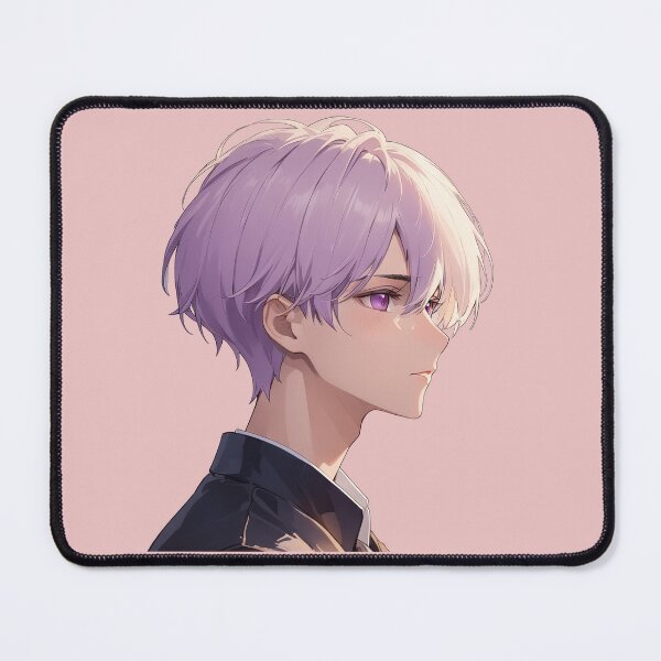 Item preview, So Cool Anime Boy, Man With Purple Hair  designed and sold by Bilisik.