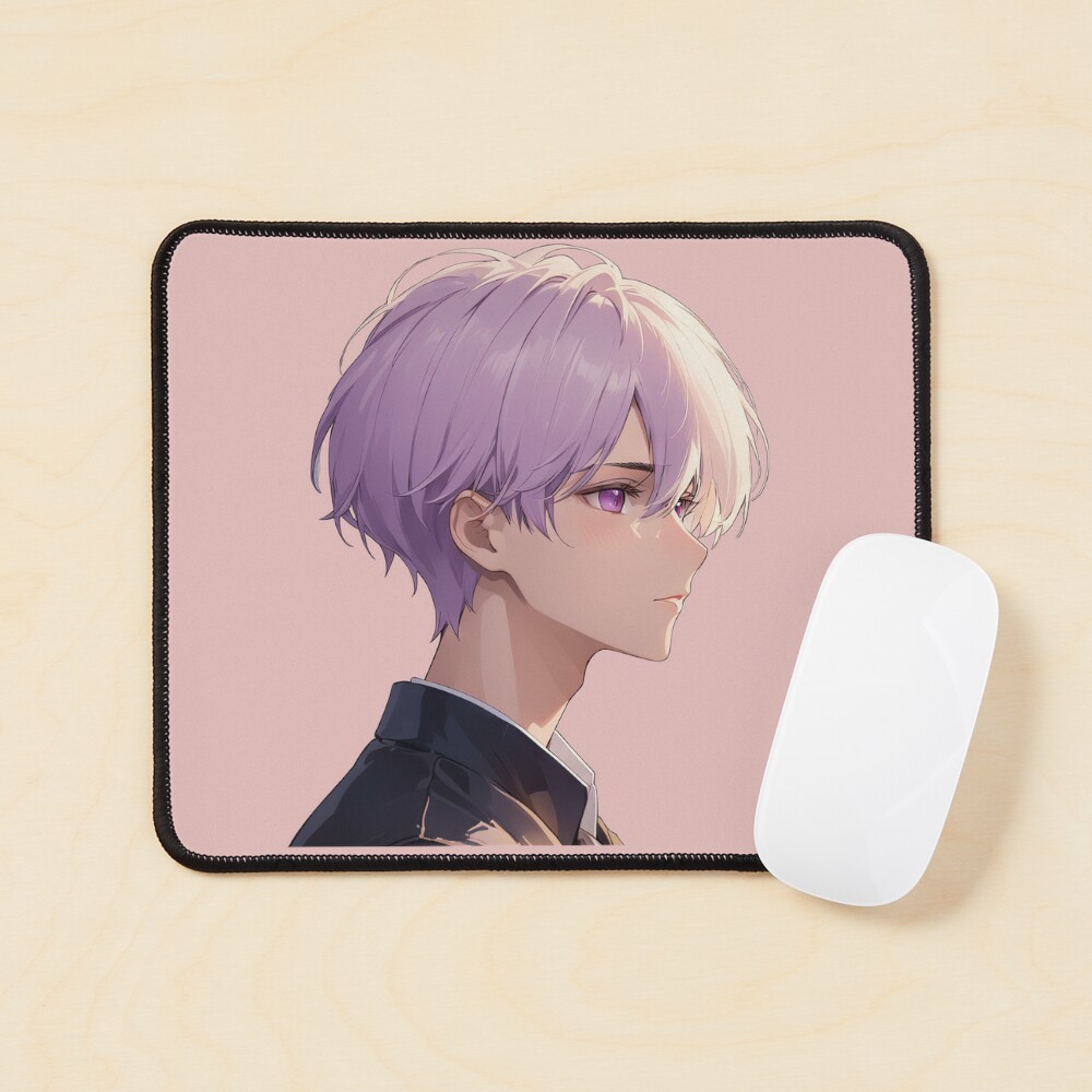 So Cool Anime Boy, Man With Purple Hair 