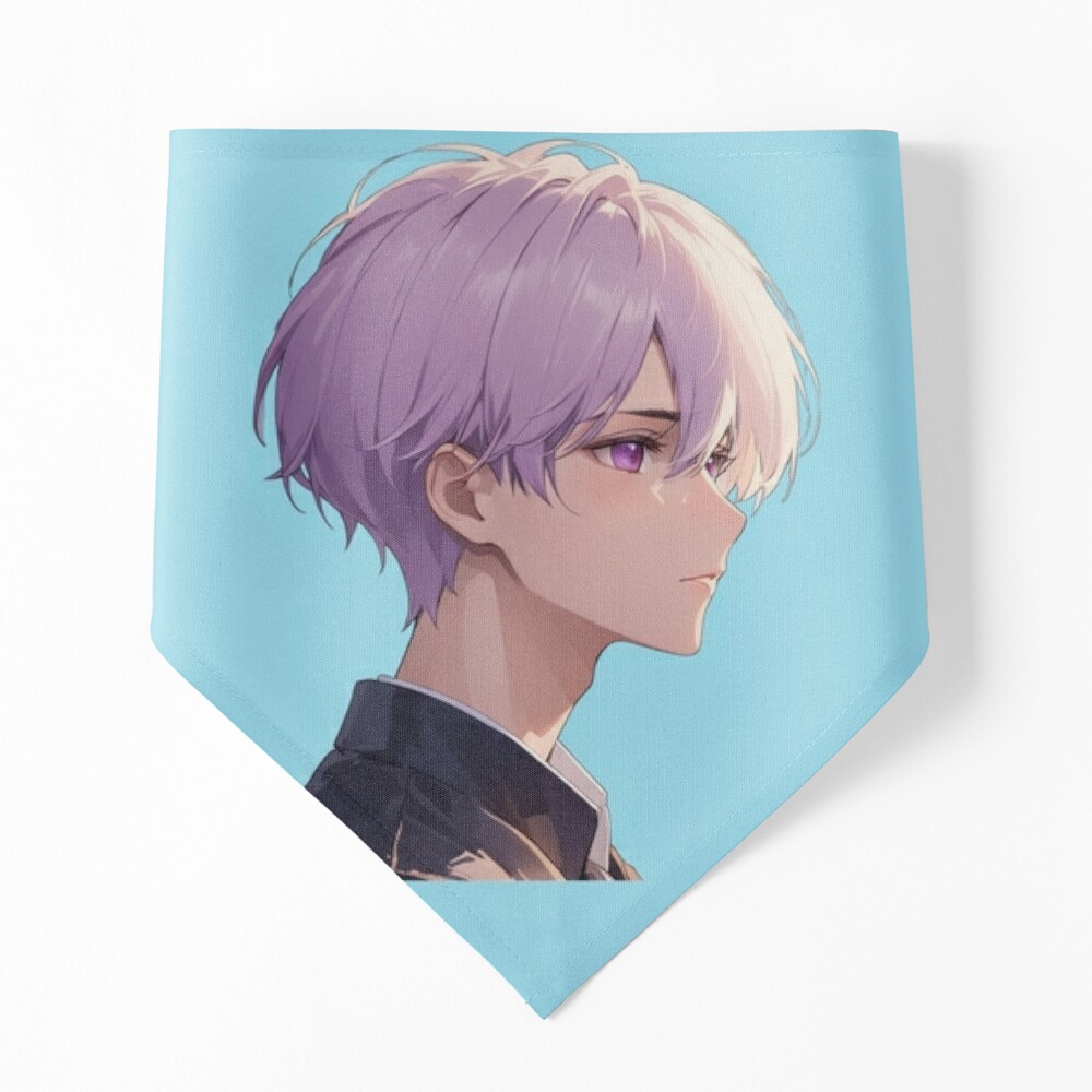 So Cool Anime Boy, Man With Purple Hair 