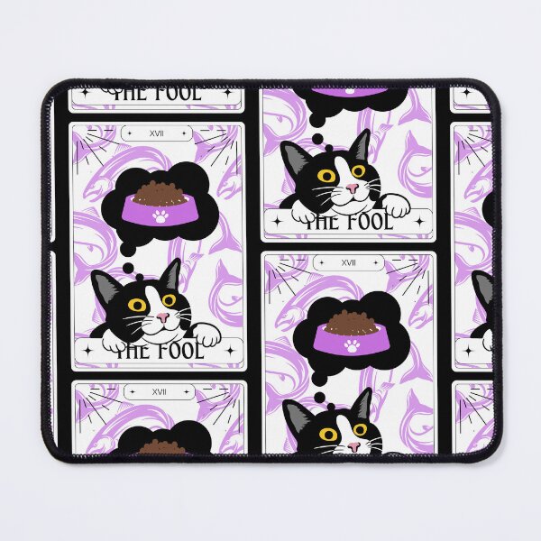 Item preview, Tarot Card Tuxedo Cat The Fool designed and sold by BettySpicer.