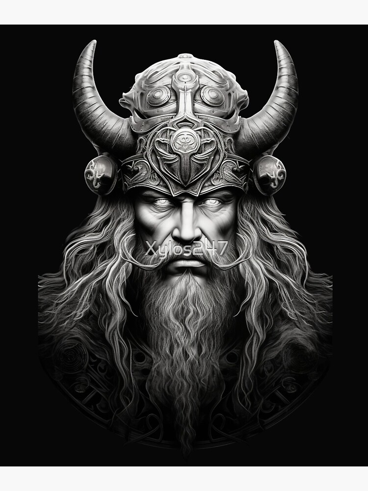 Scandinavian God - Odin Poster for Sale by MyFavorTee