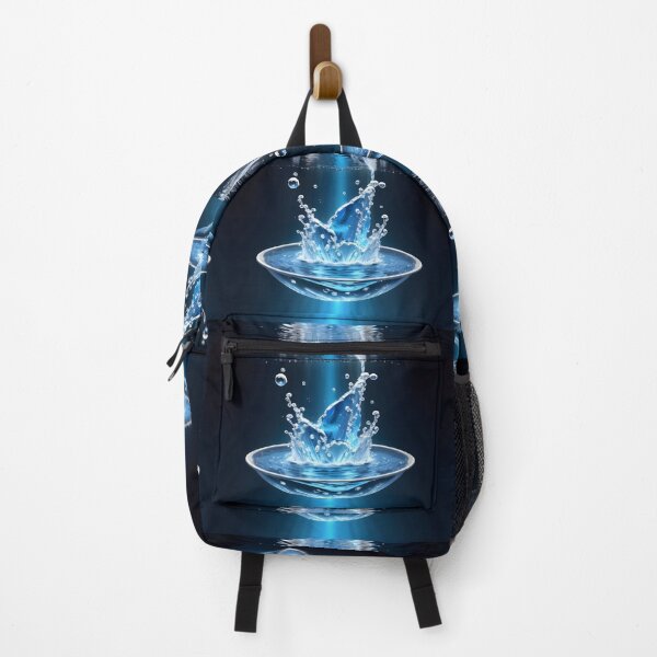 Item preview, Water splash in a bowl representing life force and vibrant energy in the style of futuristic glamourous art designed and sold by AI-Only Creations.