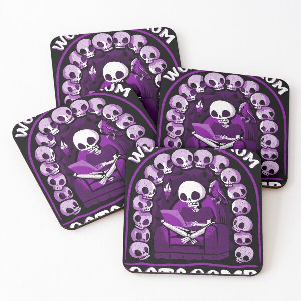 Item preview, Working From Catacomb Funny Working from Home skeleton designed and sold by abowersock.