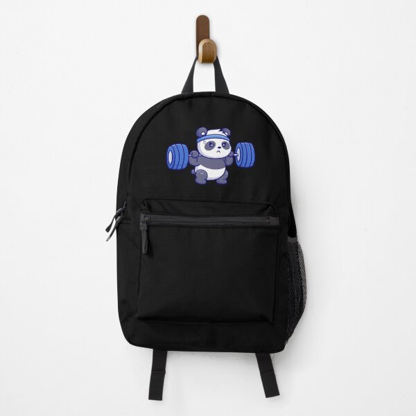 Item preview, Panda doing weightlifting | Sporty Animals designed and sold by TheArtAlchemy.
