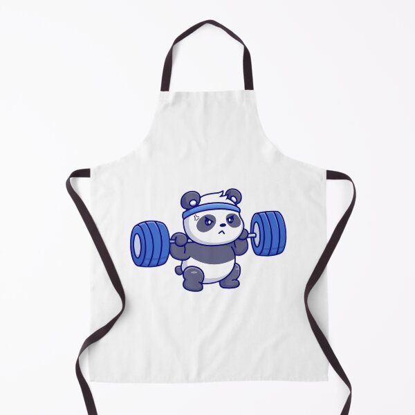 Item preview, Panda doing weightlifting | Sporty Animals designed and sold by TheArtAlchemy.