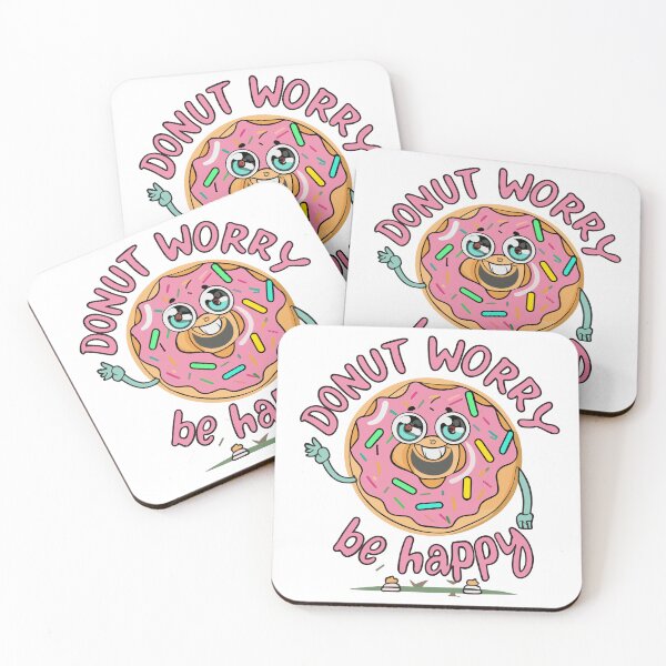 Item preview, Pink doughnut with one hand waving the happyness - Doughnut designed and sold by thespecialtyhub.