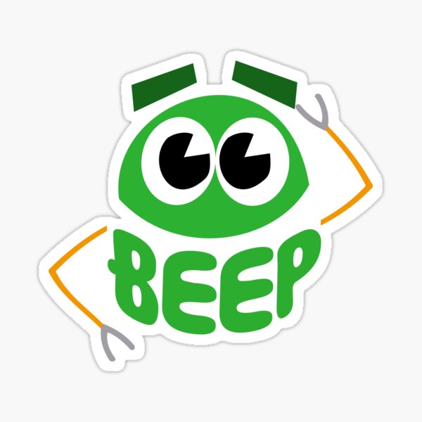 ASK THE BEEP Sticker
