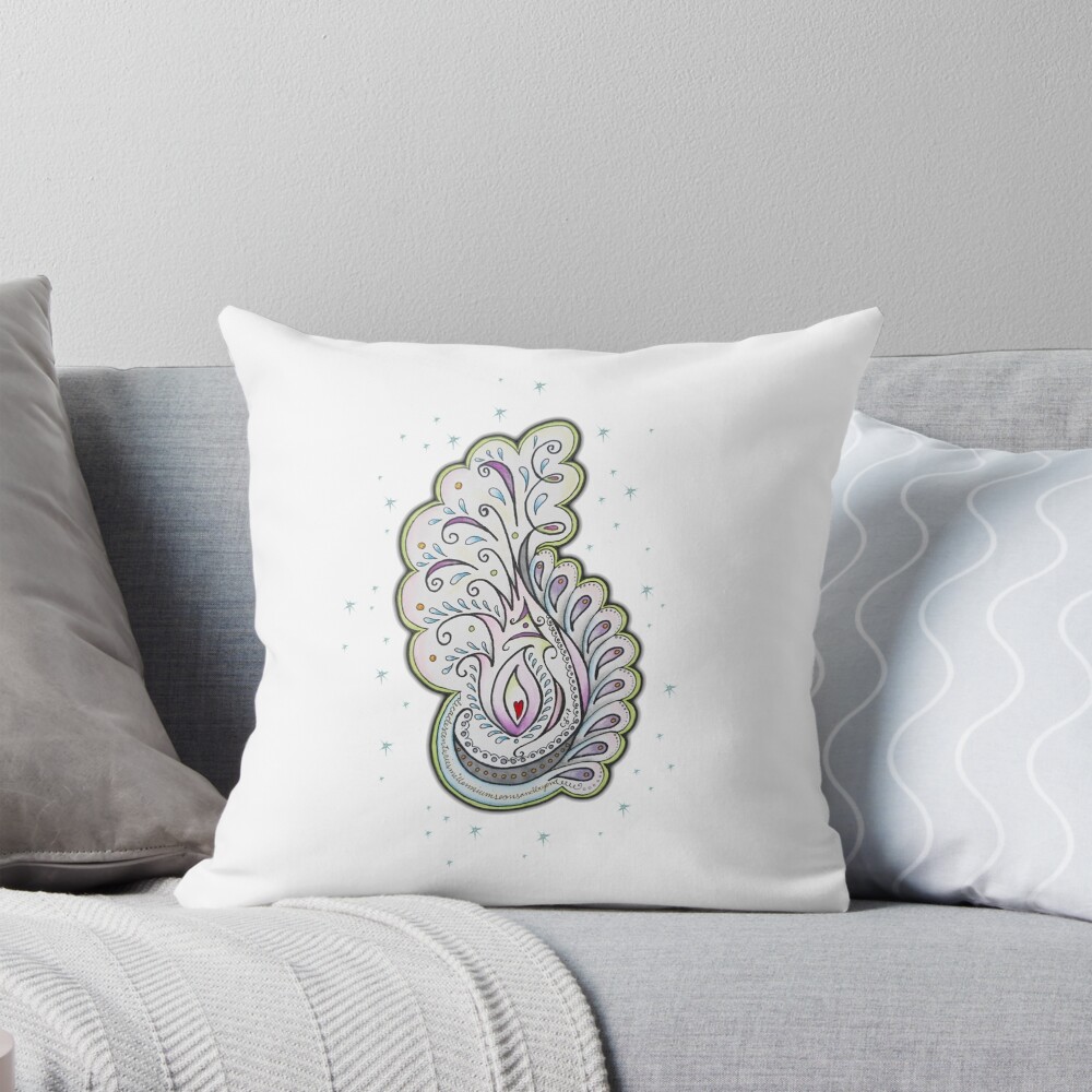 Item preview, Throw Pillow designed and sold by MissLongtail.