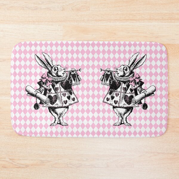 Item preview, Alice In Wonderland White Rabbit in Pink designed and sold by Pixelchicken.