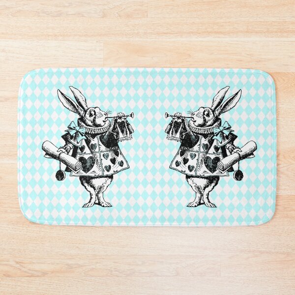 Item preview, Alice In Wonderland White Rabbit in Blue designed and sold by Pixelchicken.