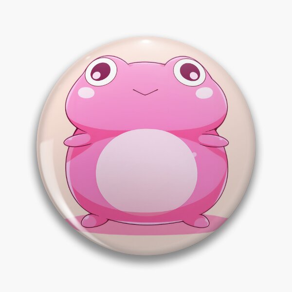 Aperçu de l'œuvre Grenouille Anime Rose Kawaii créée et vendue par RibbitFans101.