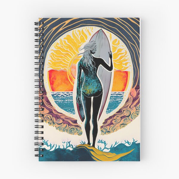 Item preview, Embrace the Serenity: Surfer's Sunset Delight designed and sold by redtrendy.