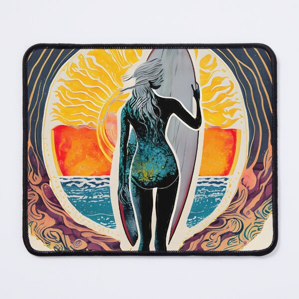 Item preview, Embrace the Serenity: Surfer's Sunset Delight designed and sold by redtrendy.