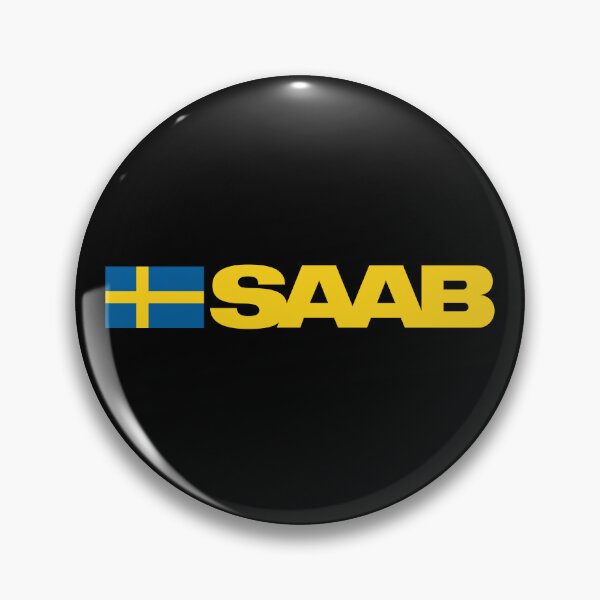 Item preview, SAAB with Swedish Flag retro designed and sold by blackdogshop.