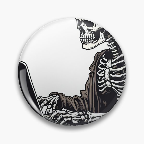 Item preview, Gothic Coding Skeleton Software Dev designed and sold by skullcap-prints.