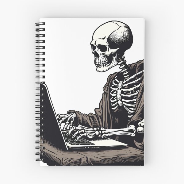 Item preview, Gothic Coding Skeleton Software Dev designed and sold by skullcap-prints.