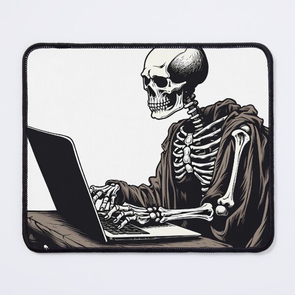 Item preview, Gothic Coding Skeleton Software Dev designed and sold by skullcap-prints.