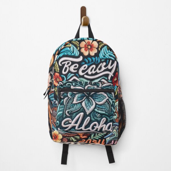 Item preview,  "Be Easy" Island Style Backpack designed and sold by Cosmic-Carps.