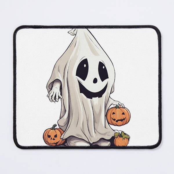 Item preview, Smiling Ghost with a Pumpkin designed and sold by StyleSketch.