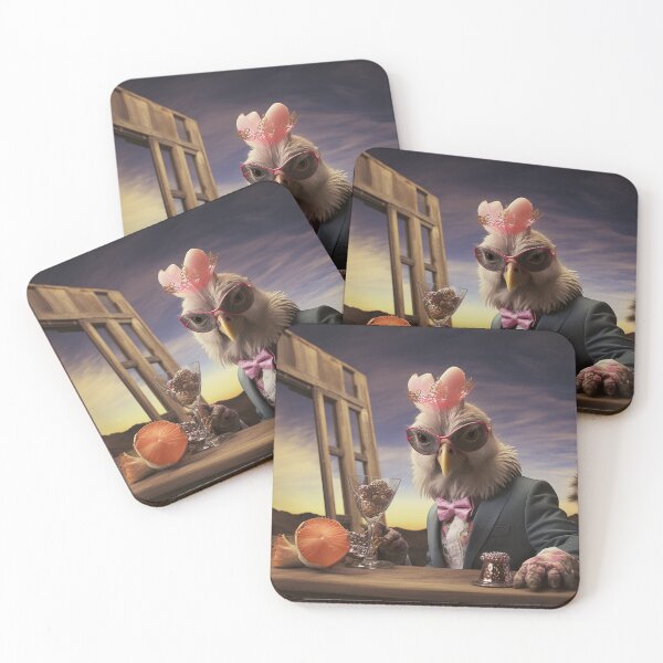 Item preview, Animales divertidos bebiendo cócteles en una fiesta de Coachella designed and sold by ArtwaveEmporium.