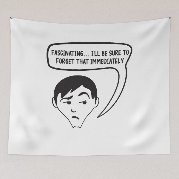 Item preview, Man Saying Sarcastic Quote designed and sold by Scrabbly Doodles.