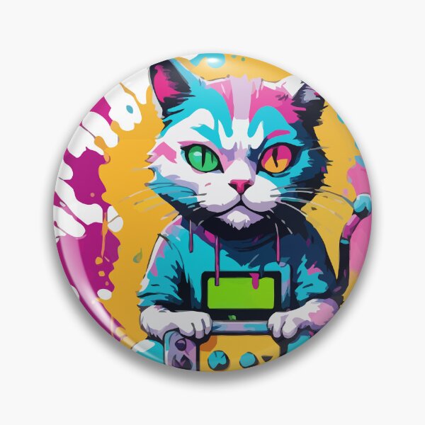 Item preview, Digital Whiskers: The Technicolor Cat. designed and sold by javaoverride.