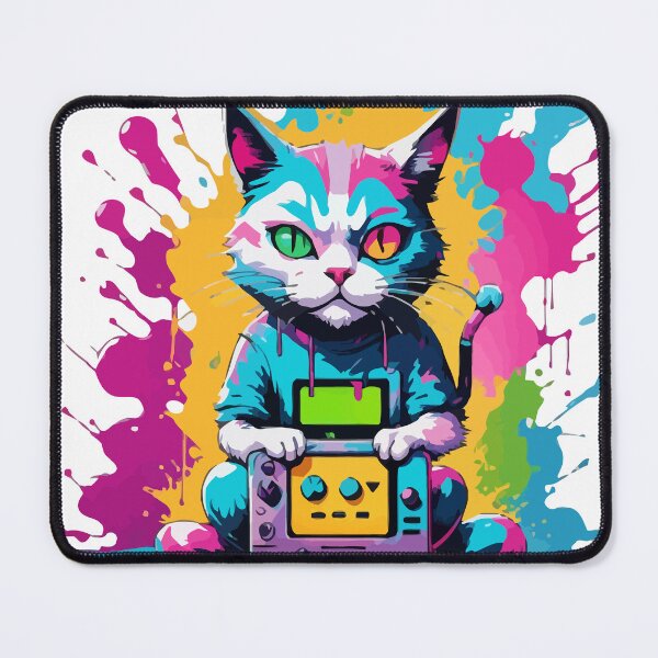 Item preview, Digital Whiskers: The Technicolor Cat. designed and sold by javaoverride.