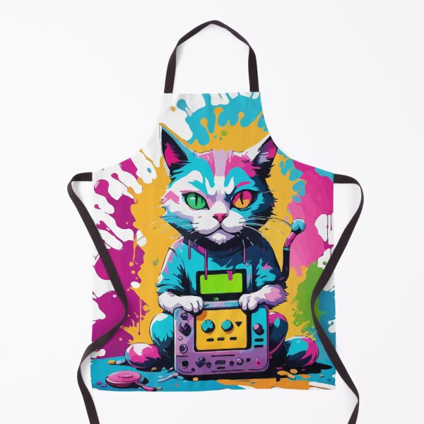 Item preview, Digital Whiskers: The Technicolor Cat. designed and sold by javaoverride.