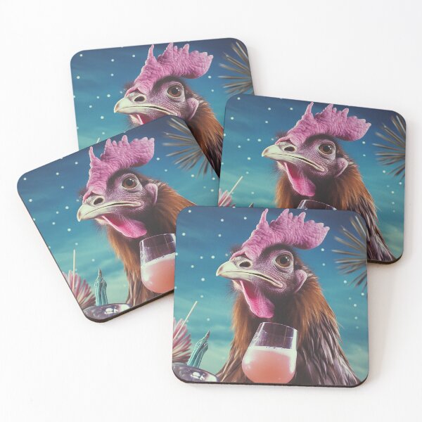Item preview, Animal divertido bebiendo un cóctel en una fiesta de Coachella designed and sold by ArtwaveEmporium.