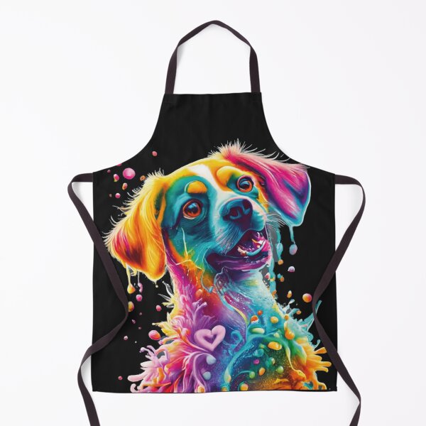 Item preview, Unique multicolored dog designed and sold by LuckyFamily.