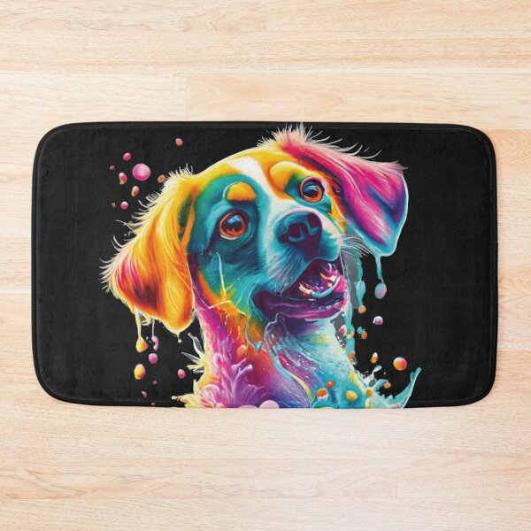 Item preview,  Unique multicolored dog designed and sold by LuckyFamily.