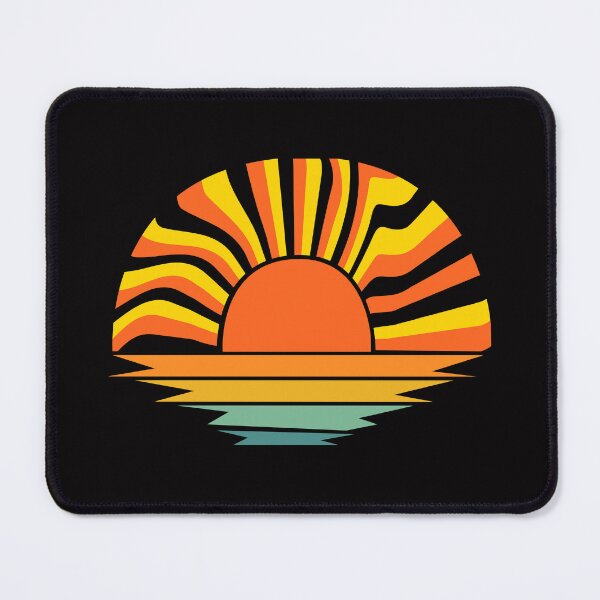 Item preview, Retro Sunset Rays Wavy designed and sold by ELK20.