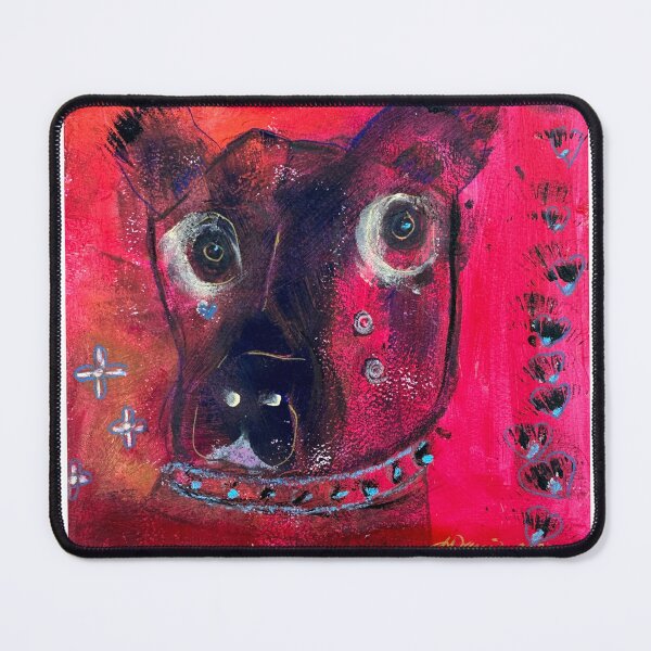 Item preview, Collared - Whimsical Dogs Abstract Animal Art designed and sold by license2spell.