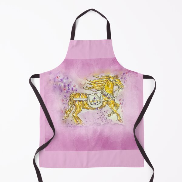 Item preview, Golden horse india ink painting designed and sold by altairaleon.