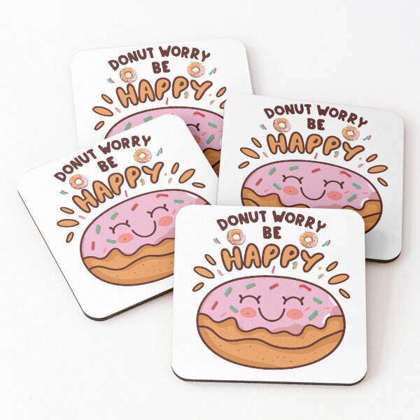 Item preview, Cheating Day is coming! A pink icing doughnut with a happy smile - Doughnut  designed and sold by thespecialtyhub.