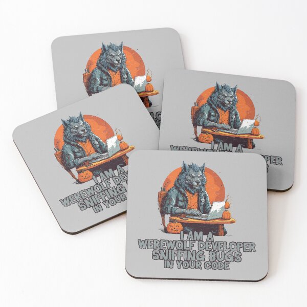 Item preview, Programmer Humor - Halloween Programmer - Werewolf Developer designed and sold by brindled.