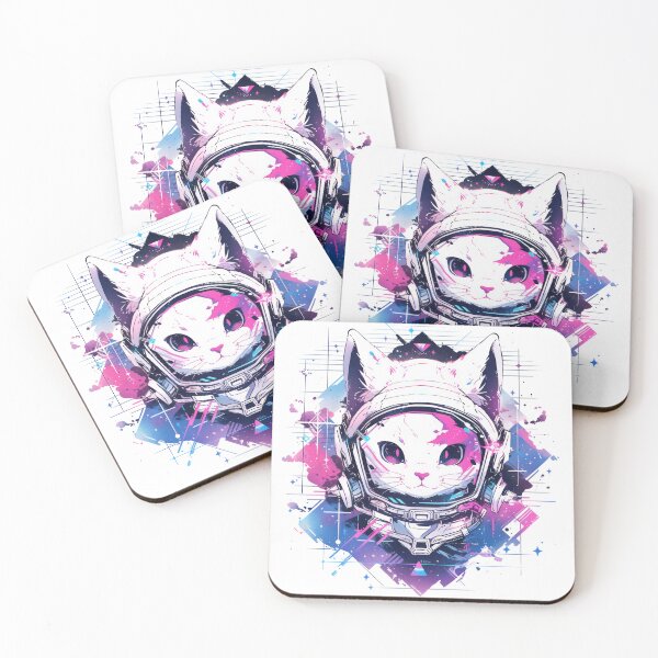 Item preview, Stellar Whiskers: Galaxy Cat Majesty designed and sold by KaleidoKiosk.