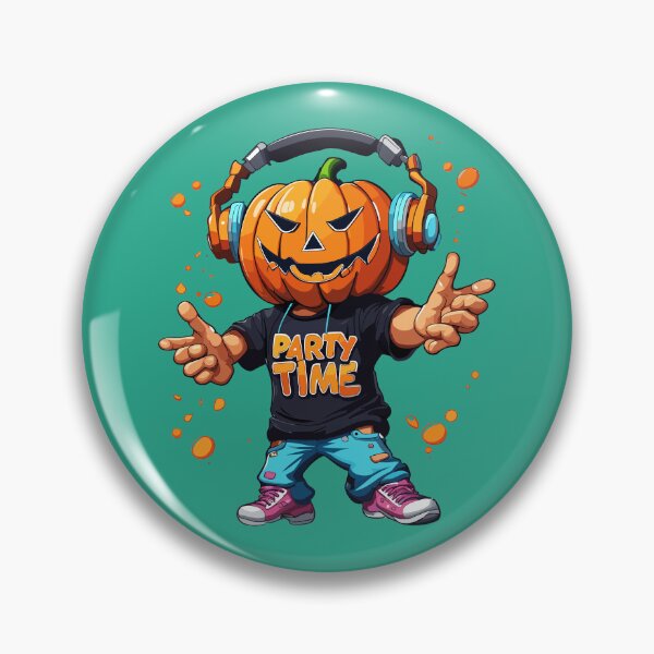 Item preview, Halloween Jack-o'-Lantern Pumpkin Face Party Time designed and sold by GENESIS-POD.