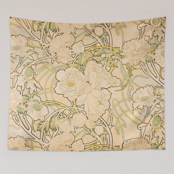 Item preview, Alfons Mucha. Peonías designed and sold by likiska.