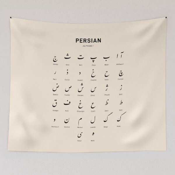 Item preview, Farsi/Persian Alphabets designed and sold by MahsaWatercolor.
