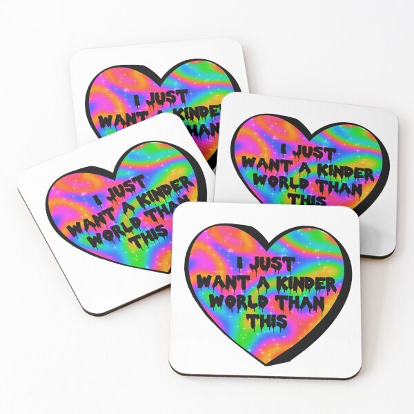 Item preview, I Just Want A Kinder World Than This Colorful Heart Candy designed and sold by 2CRE8IVE4925.