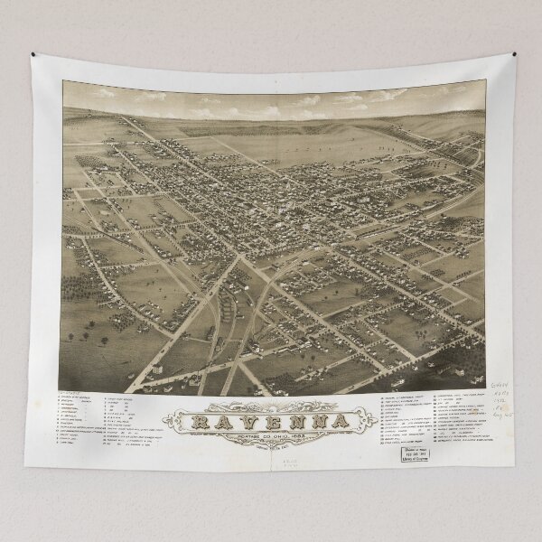 Item preview, Ravenna, Ohio (1882) designed and sold by allhistory.