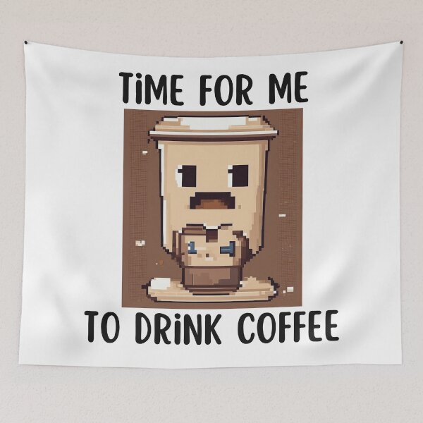 Item preview, Time for me to drink coffee designed and sold by Tiny-Mess.