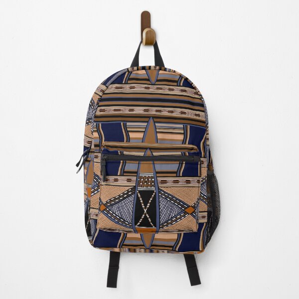 Item preview, African Tribal Shields - Rust Black Navy Tan designed and sold by ESPRIT MYSTIQUE.