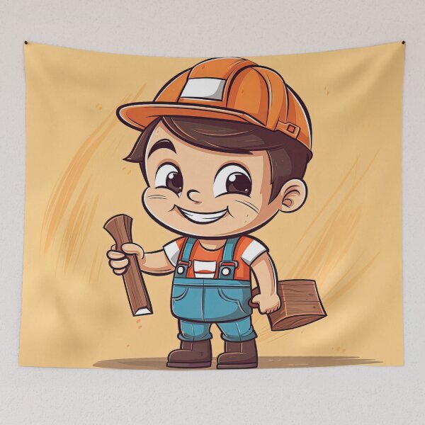 Item preview, Carpenter | cute style designed and sold by ComicsFactory.