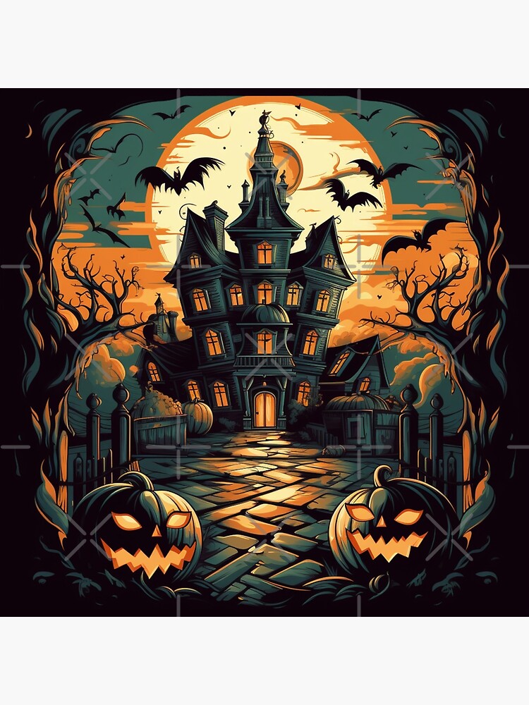 Thumbnail 3 of 3, Poster, Halloween City designed and sold by Riverside-Moon.