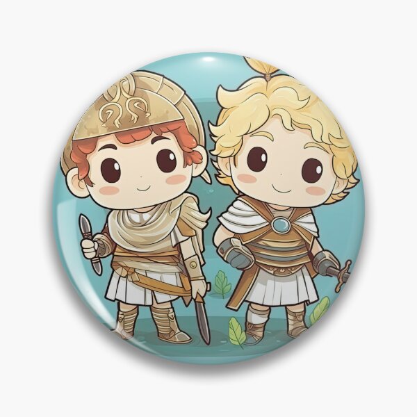 Item preview, Castor and Pollux | cute style designed and sold by ComicsFactory.