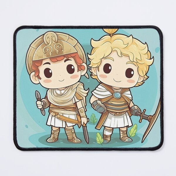 Item preview, Castor and Pollux | cute style designed and sold by ComicsFactory.
