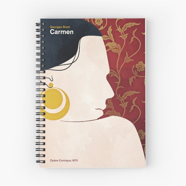 Item preview, Carmen by Georges Bizet - Opera inspired minimalist art  designed and sold by RedHillPrints.